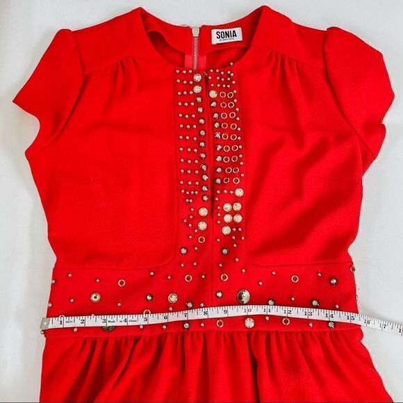 Sonia Rykiel Dress Beaded Rhinestone - Picture 7 of 9